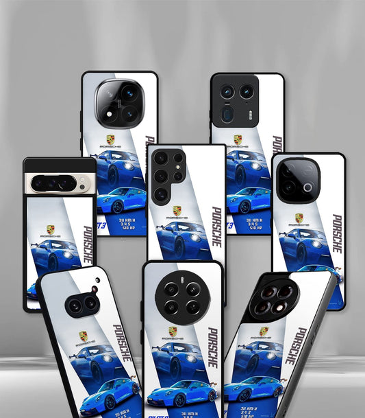 Porsche Super Car Premium Glossy Phone Case compatible for every Phone Models.