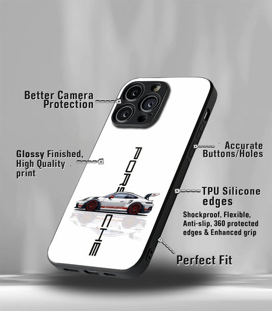 Porsche Super Car Premium Glossy Phone Case compatible for every Phone Models.