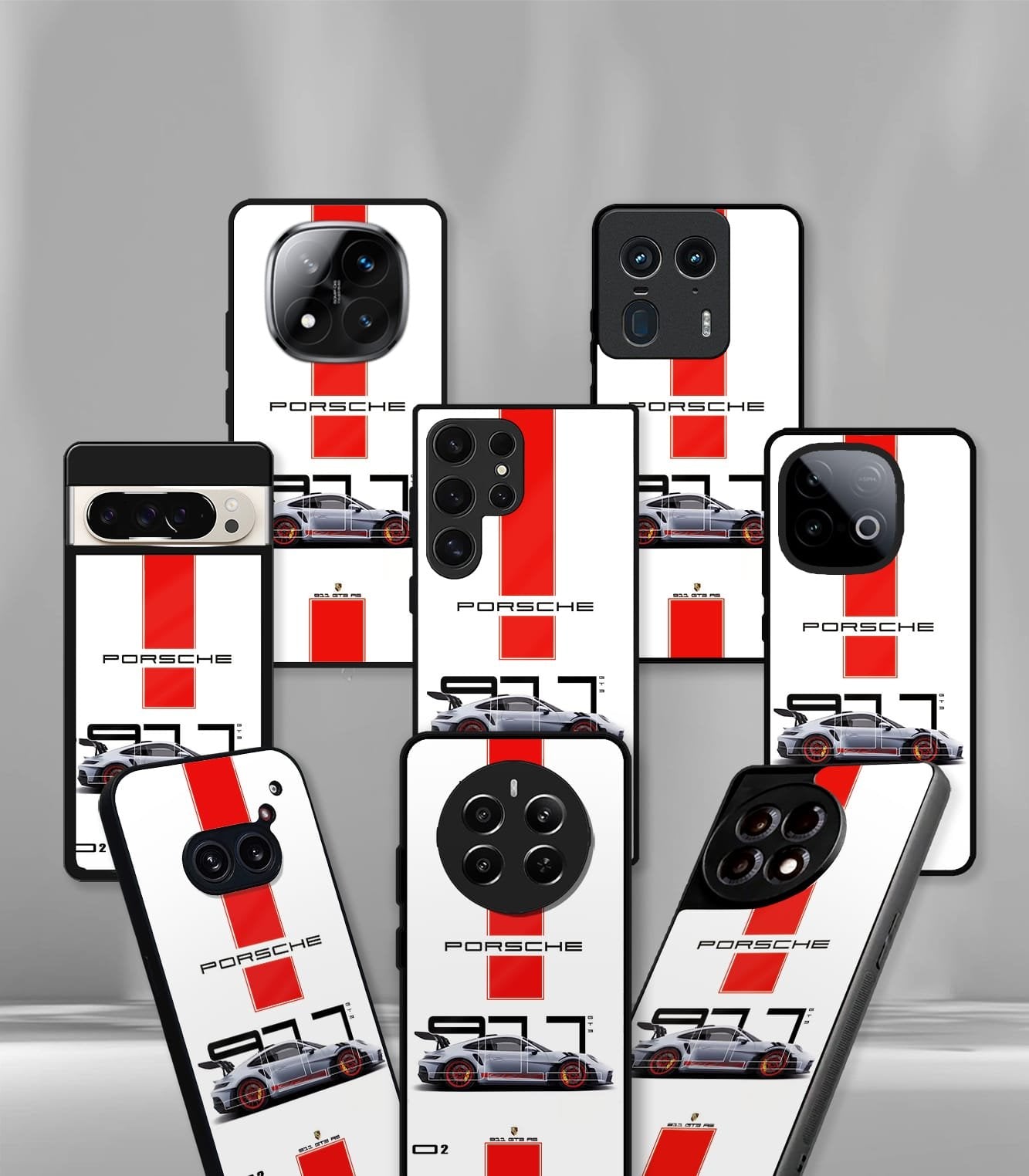 porsche super car premium glossy phone case compatible for every phone models.