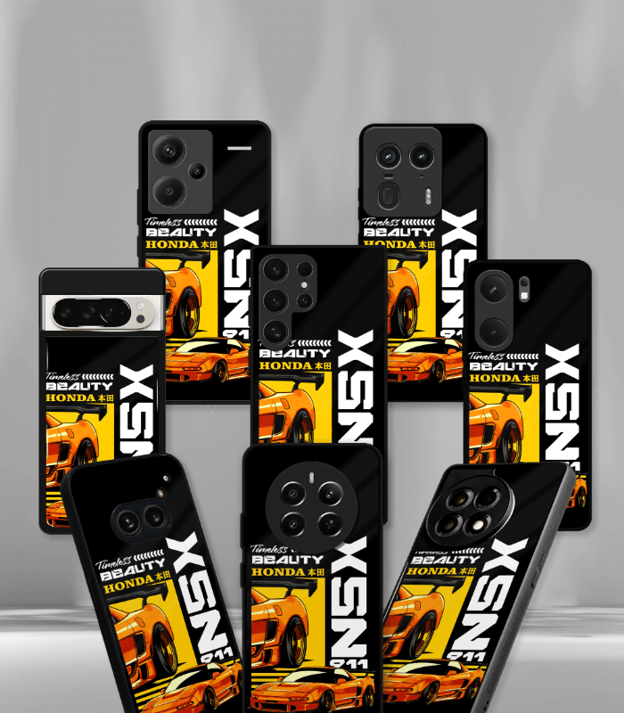 honda nsx super car automotive premium glossy phone case compatible for every phone models.
