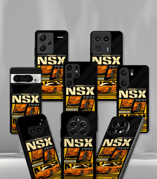 HONDA NSX Super Car Automotive Premium Glossy Phone Case compatible for every Phone Models.