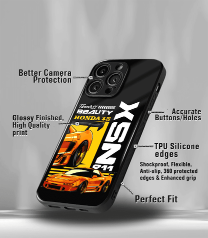 HONDA NSX Super Car Automotive Premium Glossy Phone Case compatible for every Phone Models.
