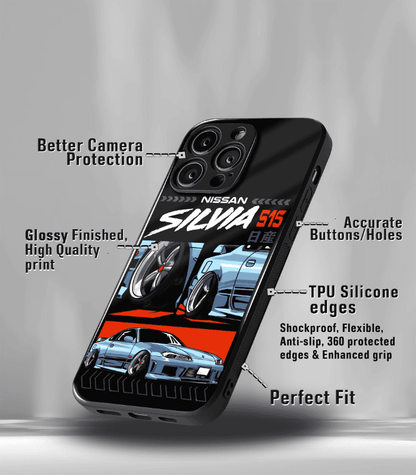 Super Car Automotive Premium Glossy Phone Case compatible for every Phone Models.