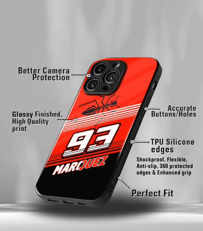 MM93 Marquez Premium Glossy Phone Case compatible for every Phone Models.