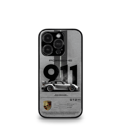 Porsche Super Car Automotive Premium Glossy Phone Case compatible for every Phone Models.