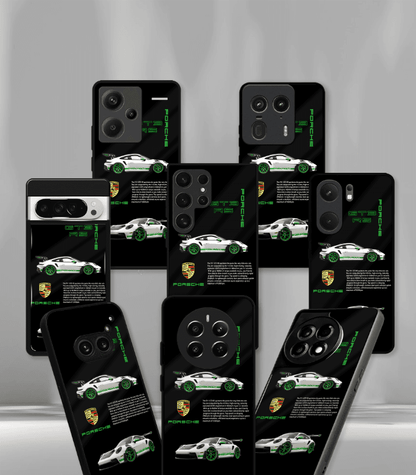Porsche Super Car Automotive Premium Glossy Phone Case compatible for every Phone Models.