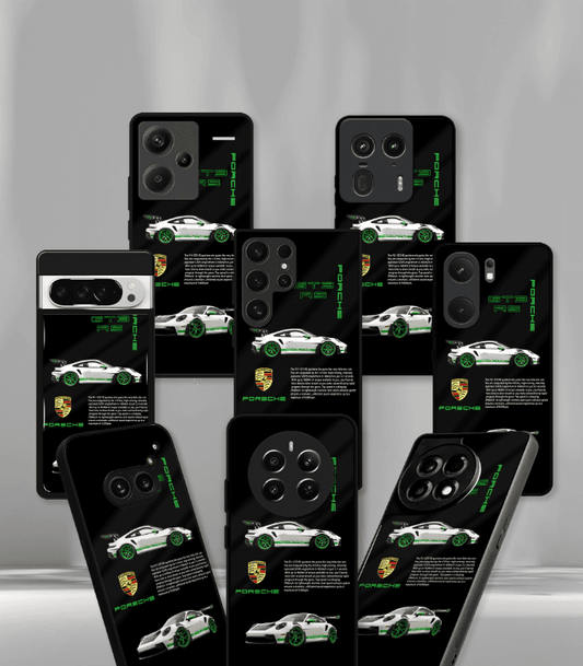 Porsche Super Car Automotive Premium Glossy Phone Case compatible for every Phone Models.