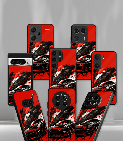 Super Car Automotive Premium Glossy Phone Case compatible for every Phone Models.