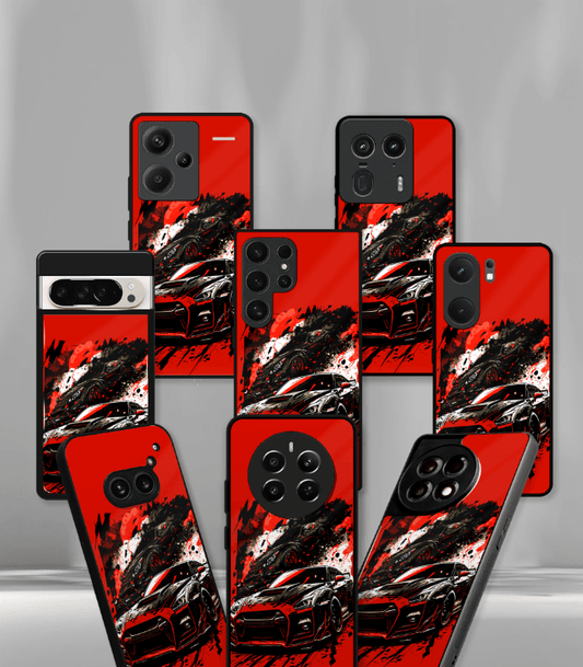 Super Car Automotive Premium Glossy Phone Case compatible for every Phone Models.
