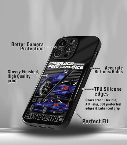 Super Car Automotive Premium Glossy Phone Case compatible for every Phone Models.