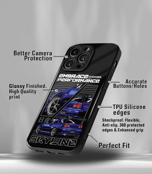 Super Car Automotive Premium Glossy Phone Case compatible for every Phone Models.