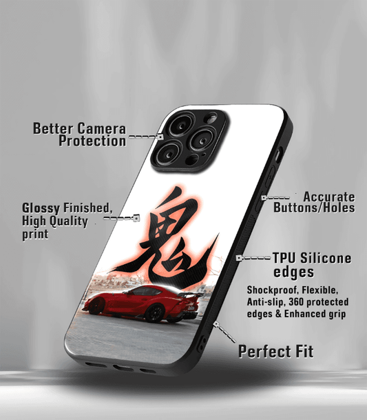 Super Car Automotive Premium Glossy Phone Case compatible for every Phone Models.