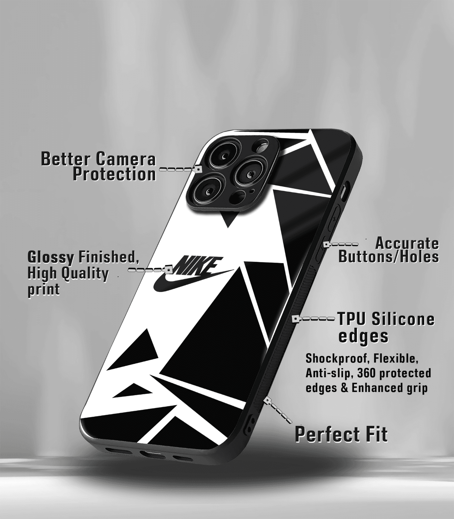 spin off premium glossy phone case compatible for all phone models!