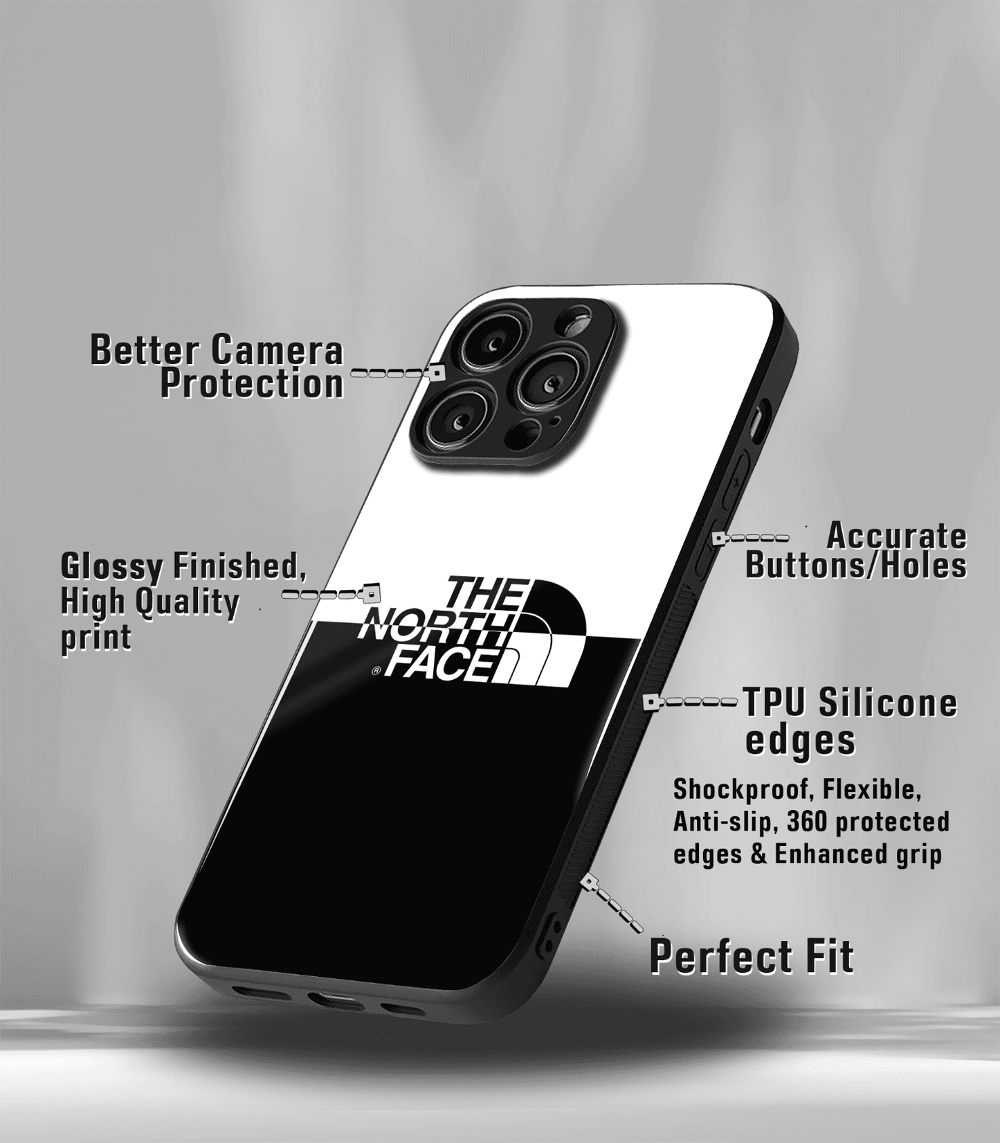 spin off premium glossy phone case compatible for all phone models!