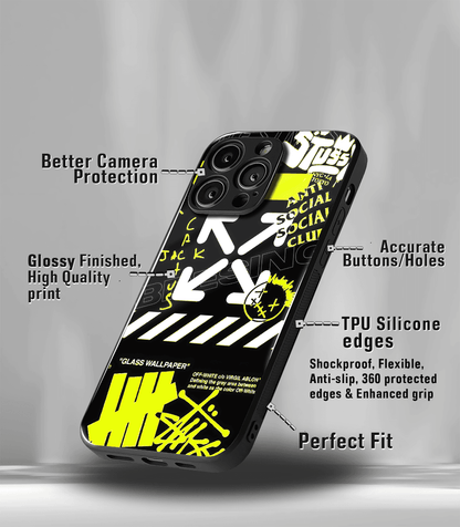 OffWhite Premium glossy Phone Case compatible for all phone models!