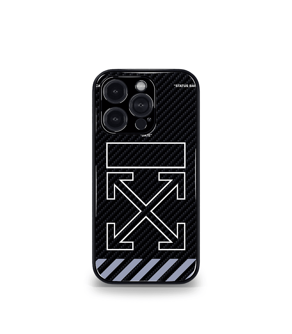 offwhite premium glossy phone case compatible for all phone models!