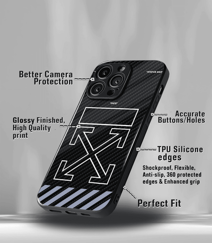 OffWhite Premium glossy Phone Case compatible for all phone models!