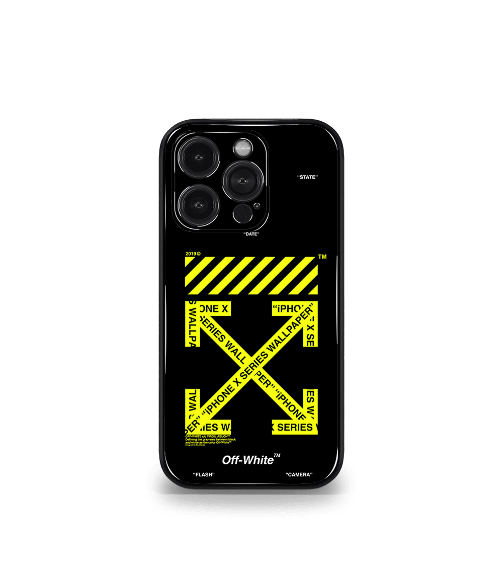offwhite premium glossy phone case compatible for all phone models!