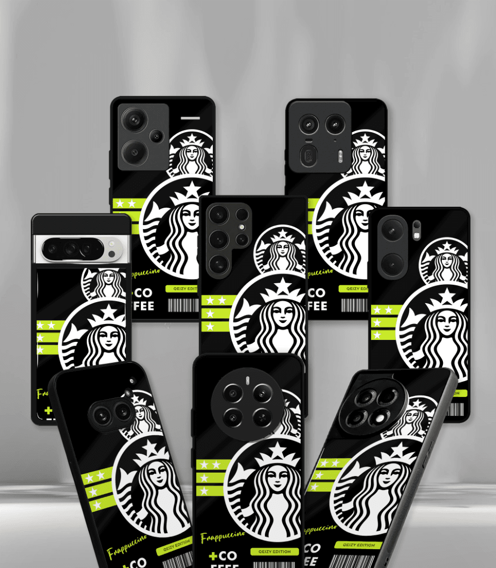 coffee edition premium glossy phone case compatible for all phone models!