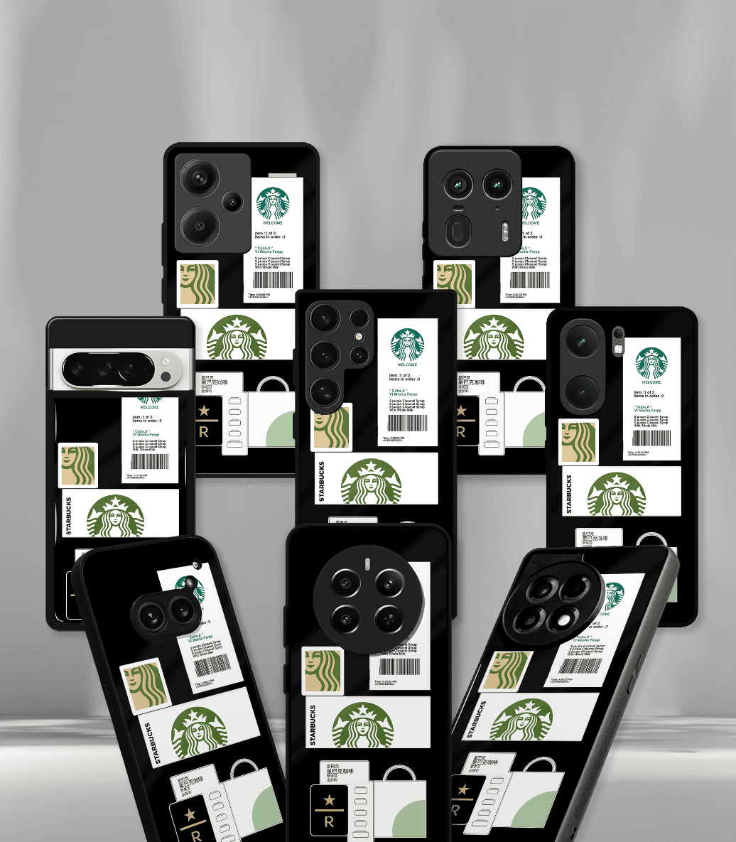 coffee edition premium glossy phone case compatible for all phone models!