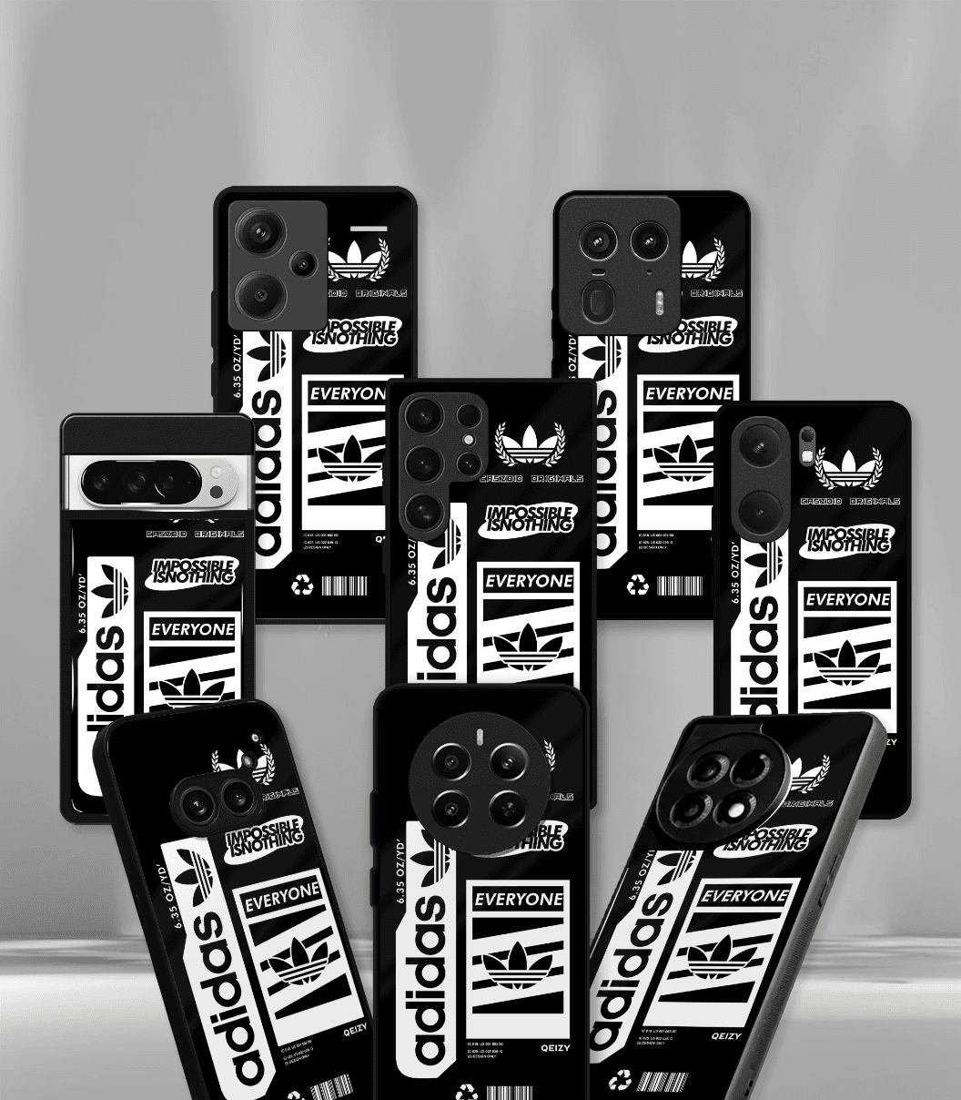 spin off premium glossy phone case compatible for all phone models!