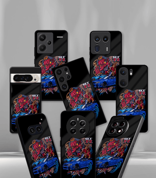 Super Car Automotive Premium Glossy Phone Case compatible for every Phone Models.