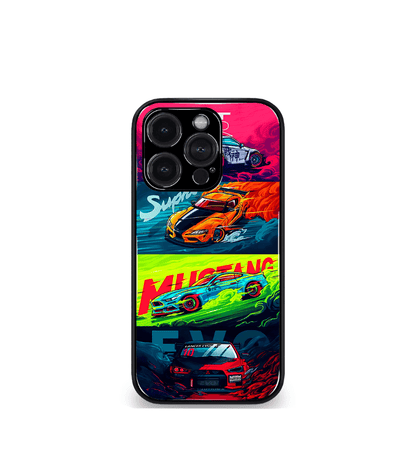 Super Car Automotive Premium Glossy Phone Case compatible for every Phone Models.