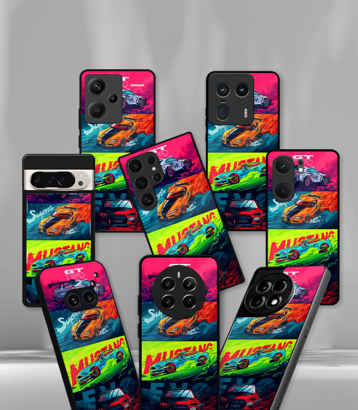 super car automotive premium glossy phone case compatible for every phone models.