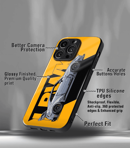 Super Car Automotive Premium Glossy Phone Case compatible for every Phone Models.