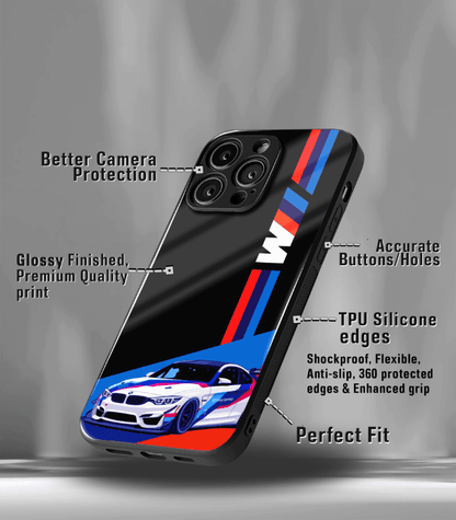 Super Car Automotive Premium Glossy Phone Case compatible for every Phone Models.