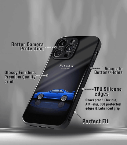 Super Car Automotive Premium Glossy Phone Case compatible for every Phone Models.