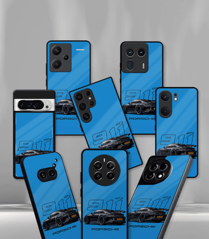 Porsche Super Car Automotive Premium Glossy Phone Case compatible for every Phone Models.