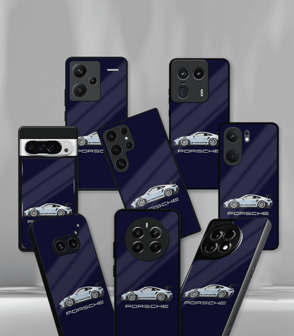 Porsche Super Car Automotive Premium Glossy Phone Case compatible for every Phone Models.