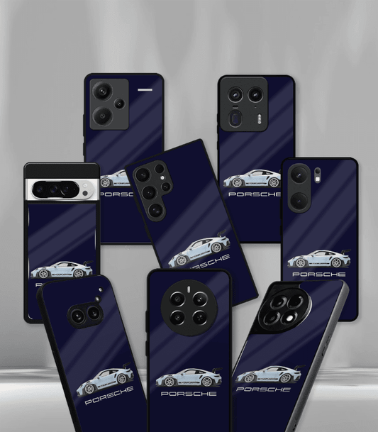 Porsche Super Car Automotive Premium Glossy Phone Case compatible for every Phone Models.