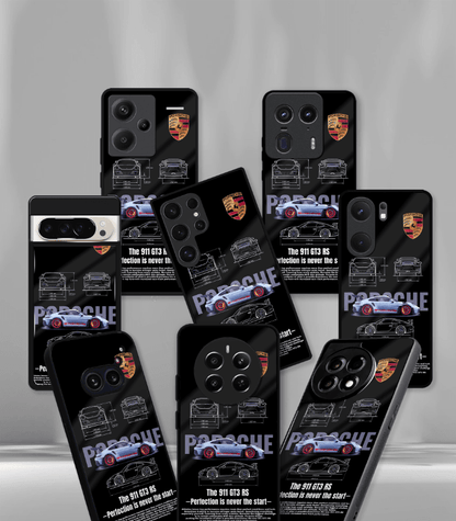 Porsche Super Car Automotive Premium Glossy Phone Case compatible for every Phone Models.