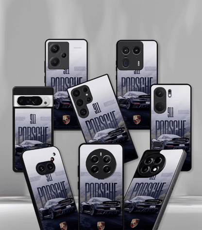 Porsche Super Car Automotive Premium Glossy Phone Case compatible for every Phone Models.