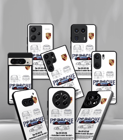 Porsche Super Car Automotive Premium Glossy Phone Case compatible for every Phone Models.