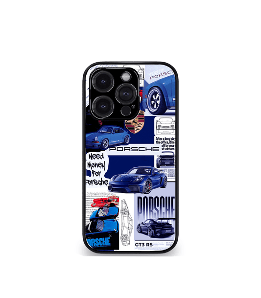 Porsche Super Car Automotive Premium Glossy Phone Case compatible for every Phone Models.