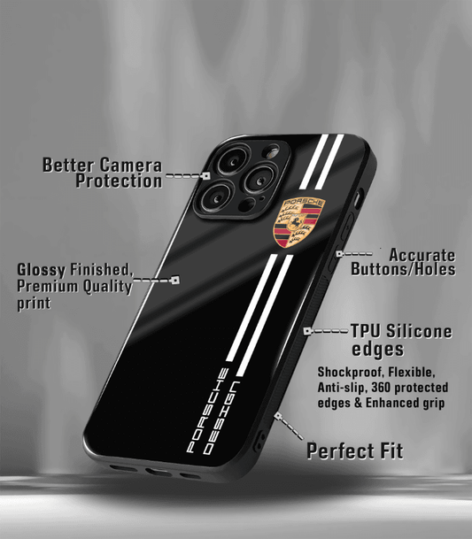Porsche Super Car Automotive Premium Glossy Phone Case compatible for every Phone Models.