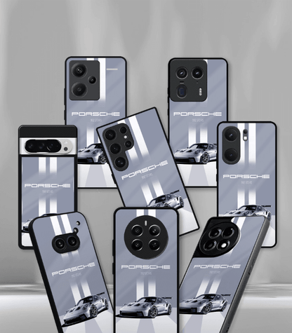 Porsche Super Car Automotive Premium Glossy Phone Case compatible for every Phone Models.