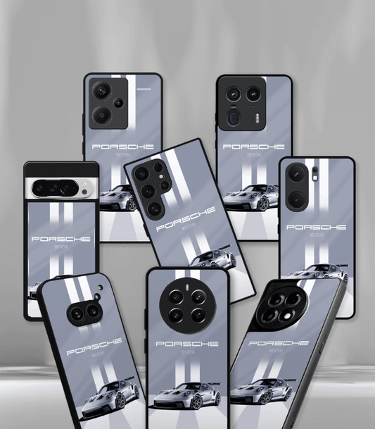 Porsche Super Car Automotive Premium Glossy Phone Case compatible for every Phone Models.