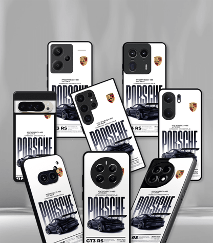 Porsche Super Car Automotive Premium Glossy Phone Case compatible for every Phone Models.