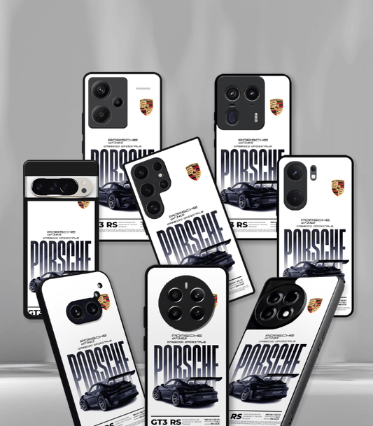 Porsche Super Car Automotive Premium Glossy Phone Case compatible for every Phone Models.
