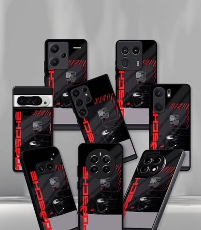 Porsche Super Car Automotive Premium Glossy Phone Case compatible for every Phone Models.