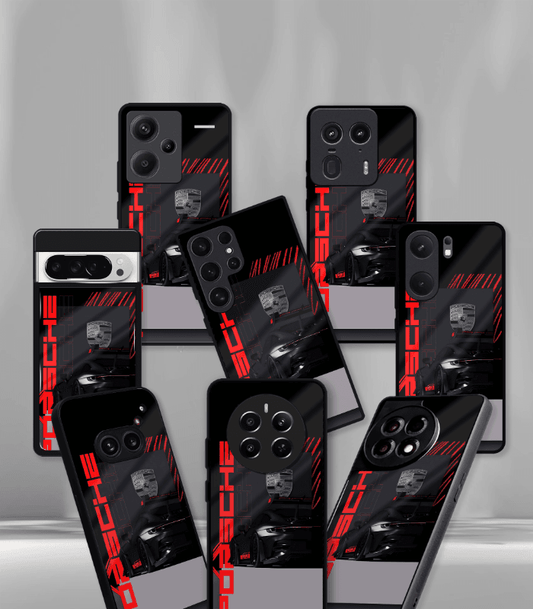 Porsche Super Car Automotive Premium Glossy Phone Case compatible for every Phone Models.
