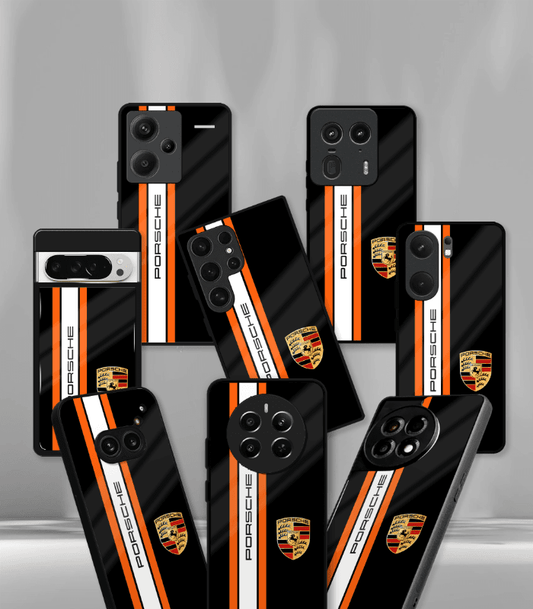 Porsche Super Car Automotive Premium Glossy Phone Case compatible for every Phone Models.