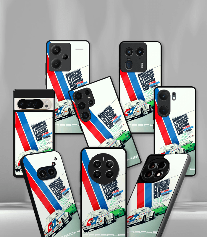 porsche super car automotive premium glossy phone case compatible for every phone models.
