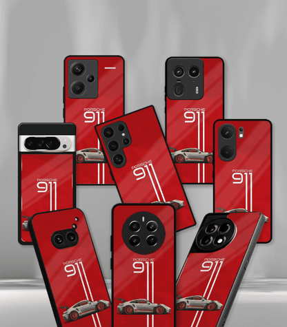 Porsche Super Car Automotive Premium Glossy Phone Case compatible for every Phone Models.