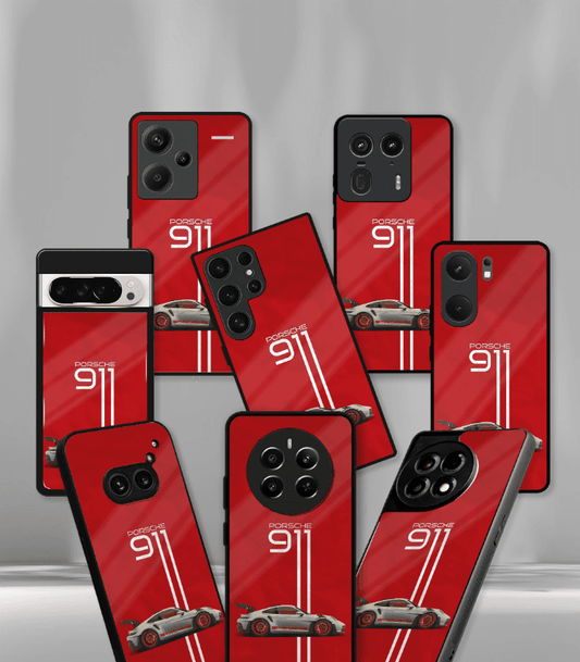 Porsche Super Car Automotive Premium Glossy Phone Case compatible for every Phone Models.