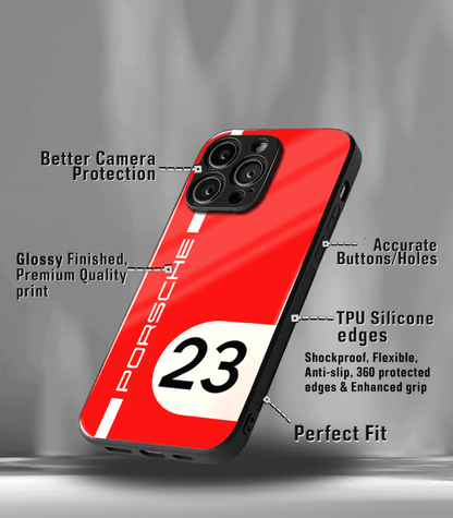 Porsche Super Car Automotive Premium Glossy Phone Case compatible for every Phone Models.